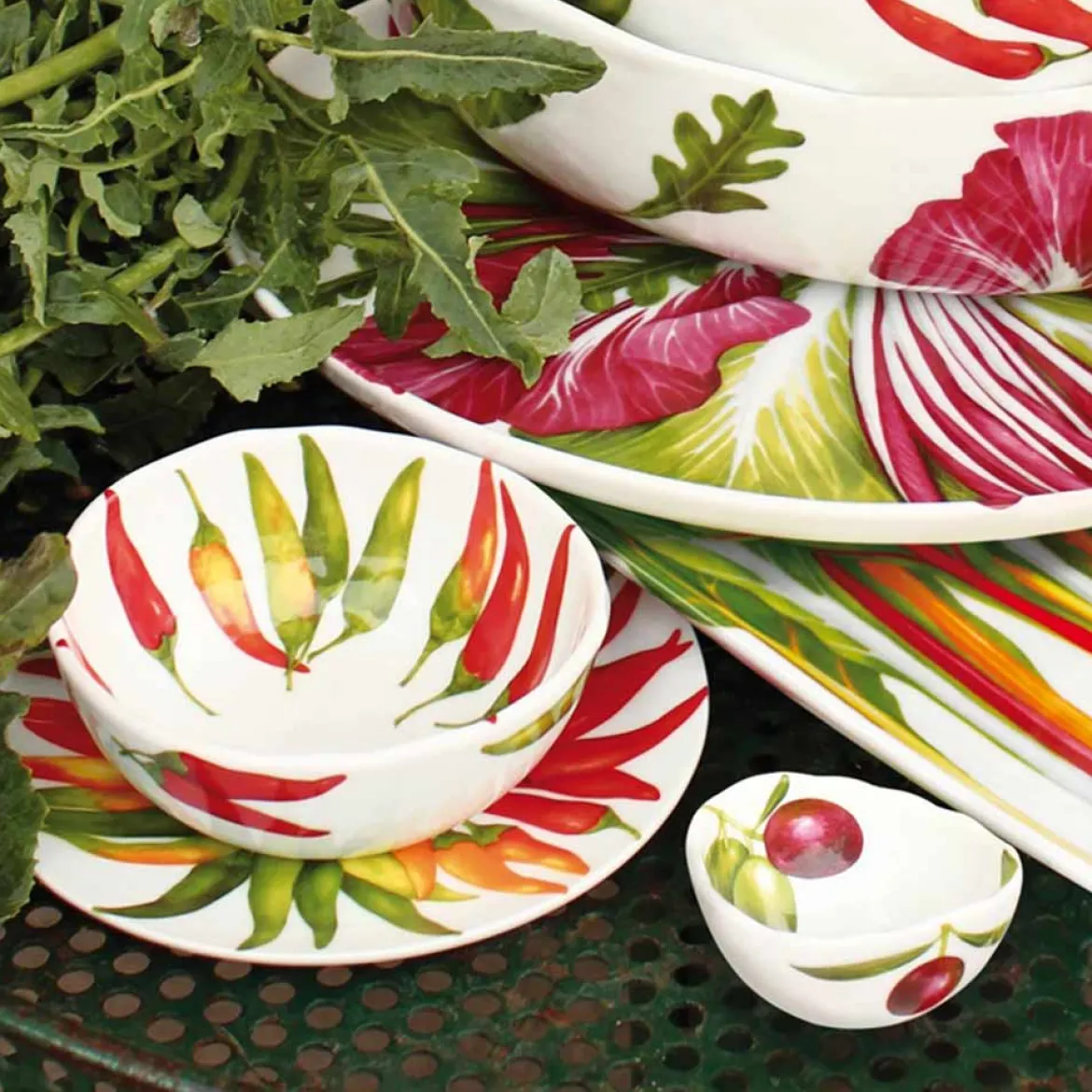 Taitù Teller Peperoncini "Dieta Mediterranea Vegetables"
