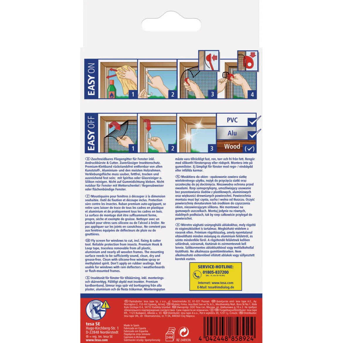 tesa Fenster-Fliegengitter "Insect Stop Comfort"