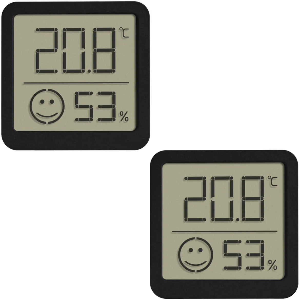TFA Digitales Thermo-Hygrometer 2er Set