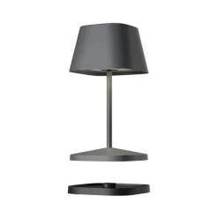 Tischleuchte Villeroy&Boch, Neapel 2.0, anthrazit, dimmbar