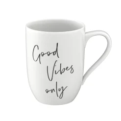 Villeroy & Boch Henkelbecher "Statement Good Vibes Only"