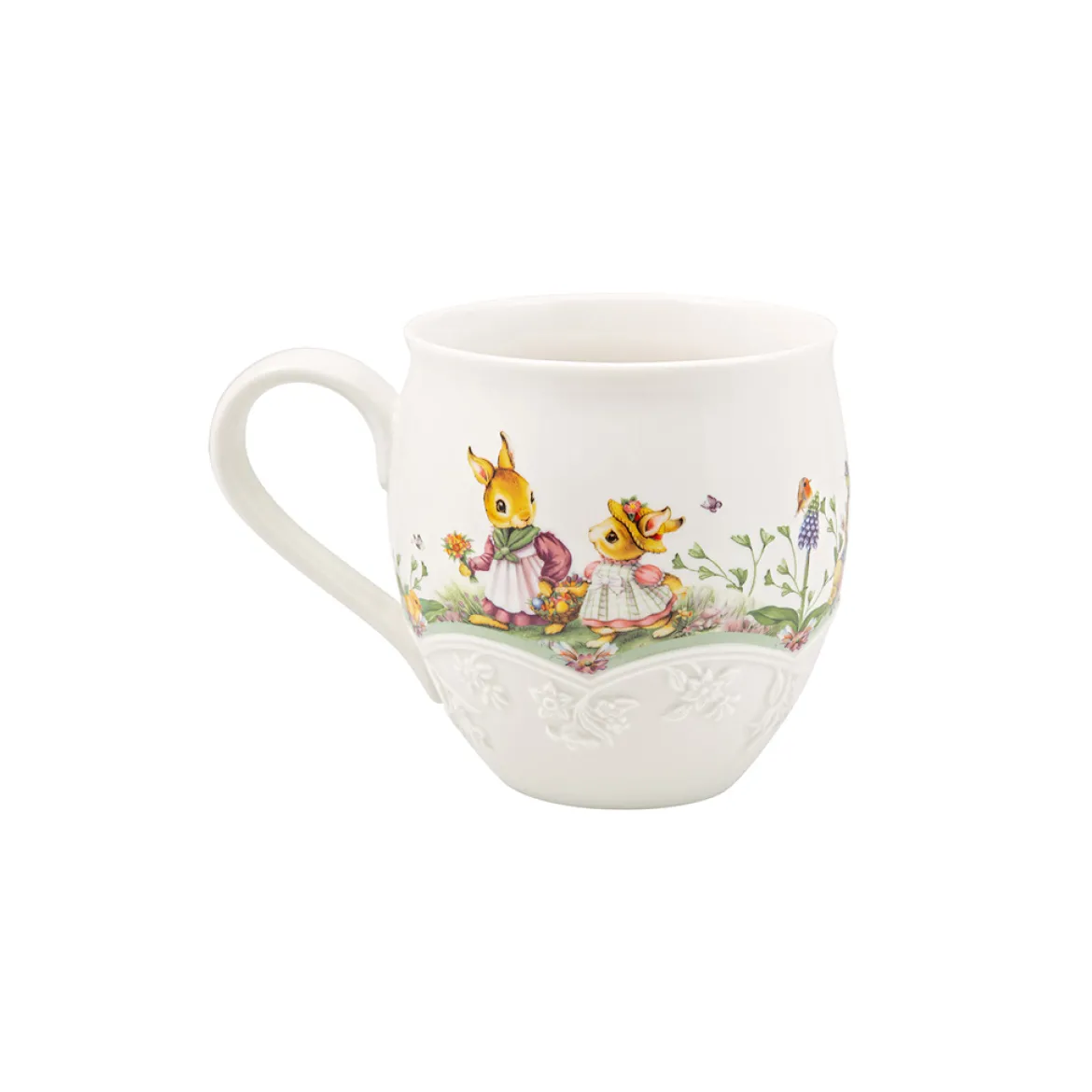 Villeroy & Boch Henkelbecher, Blumenwiese 15x10,5x10,5cm "Spring Fantasy"