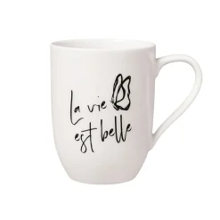 Villeroy & Boch Henkelbecher "Statement La vie est belle"