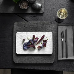Villeroy & Boch Manufacture Rock blanc Multifunktionsteller rechteckig 28x17x1,5cm