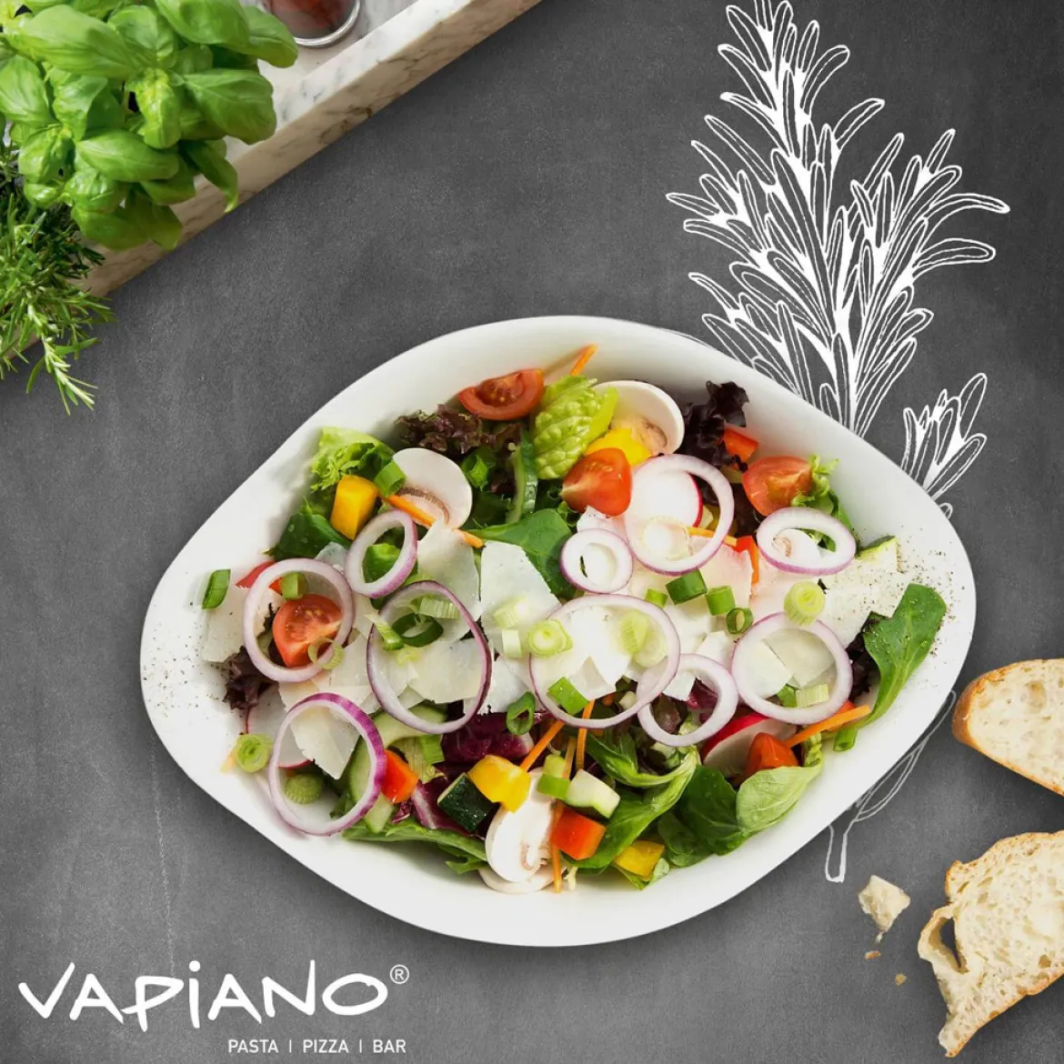Villeroy & Boch Salatschale 2er-Set "Vapiano"