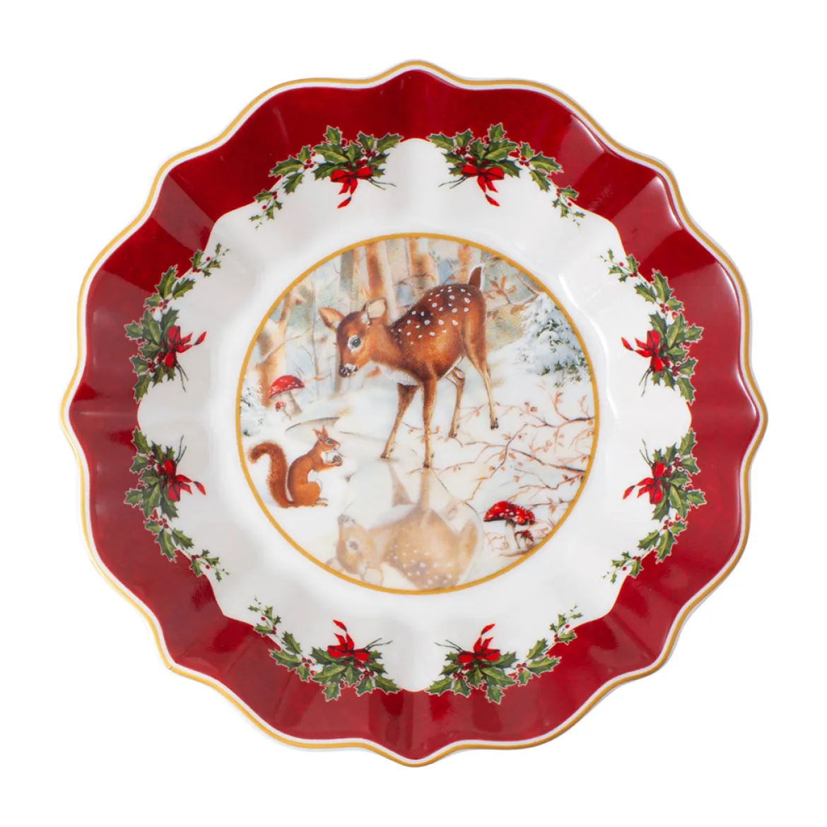 Villeroy & Boch Schale auf Fuß klein, Reh 14,5x14,5x7,5cm "Toy's Fantasy"