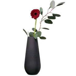 Villeroy & Boch Vase Carré hoch 11,5x11,5x26cm " Manufacture Collier noir"