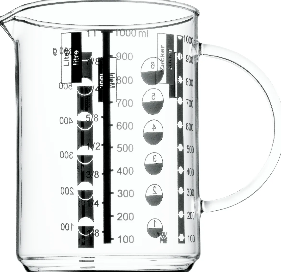 WMF Gourmet Messbecher 1,0 L