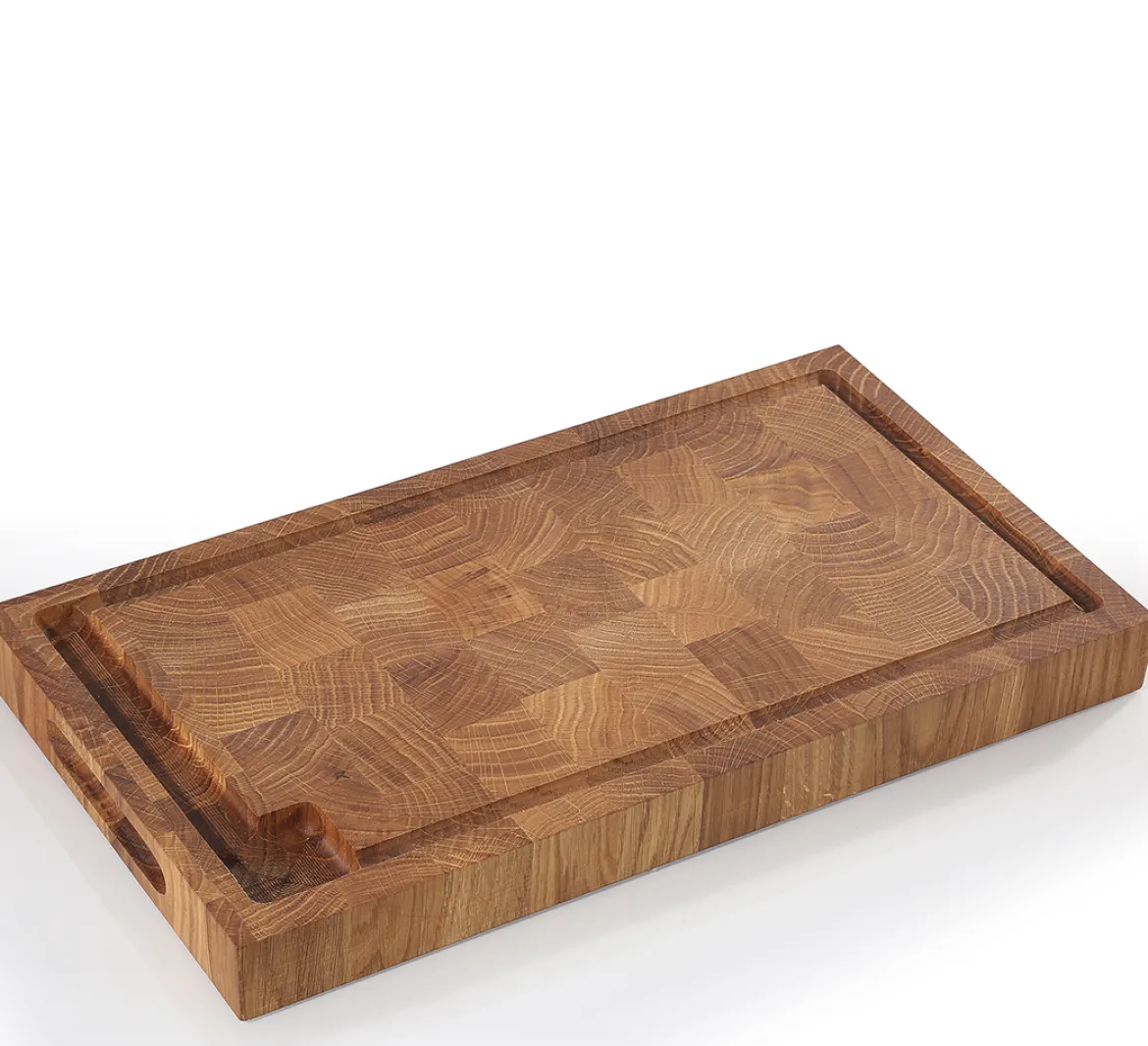 Zassenhaus Hackblock, Eiche Stirnholz 45 x 25 x 4 cm